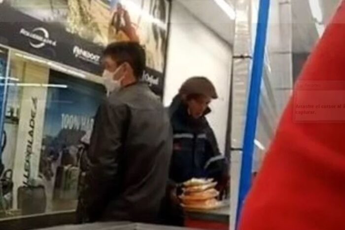La violenta reacción del cliente de un supermercado de Pilar cuando le pidieron que usara el barbijo: Mirá el video