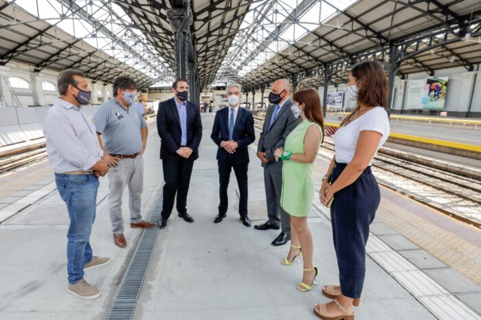 El ministro Meoni inauguró la primera etapa de la renovación de la estación Retiro de la línea Belgrano Norte
