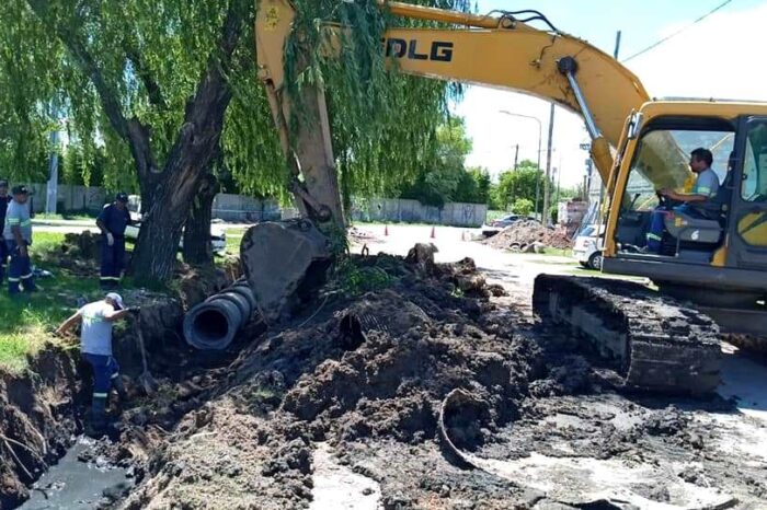 Avanza una nueva obra hidráulica en General Pacheco