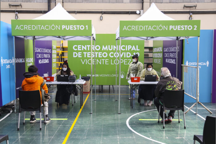 Vicente López continúa testeando a personas con síntomas para frenar el COVID-19