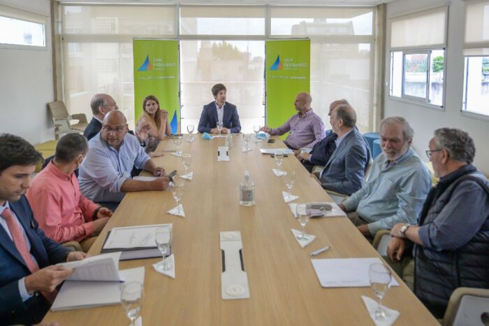 Juan Andreotti firmó un acuerdo para avanzar con el Parque Industrial de San Fernando