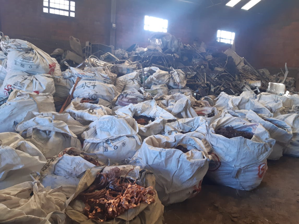 A partir de las denuncias de Movistar, confiscaron más de 20 toneladas de cables de cobre